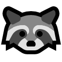 Emoji raccoon